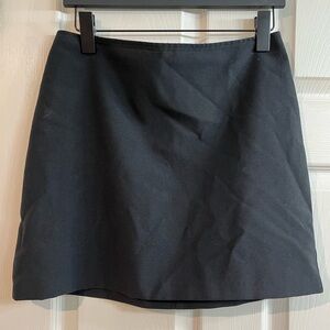 FREE PEOPLE basic black mini skirt size S